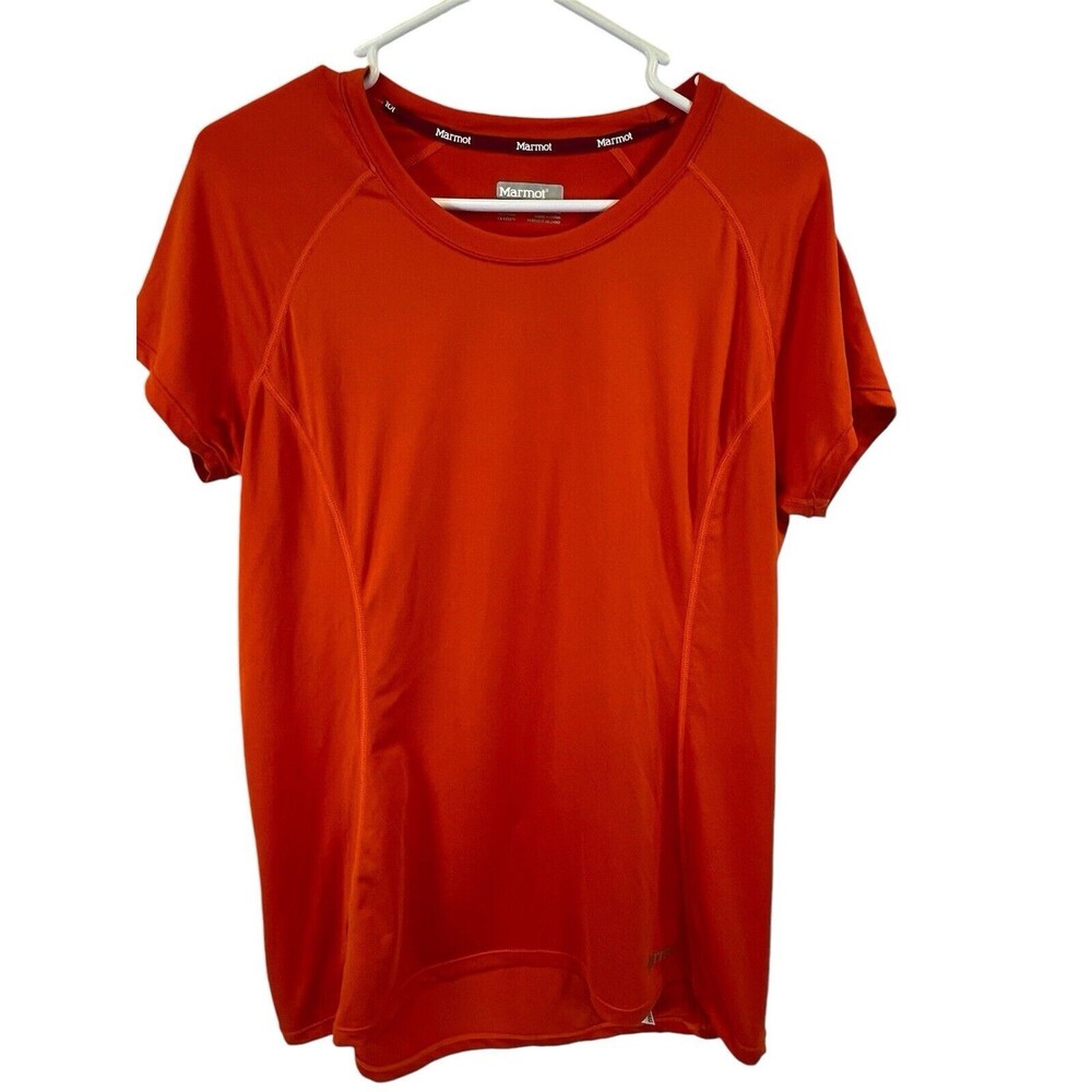 Marmot Performance Shirt‎ Moisture Wicking Athletic Wear Stretch Sz Lg. Ladies